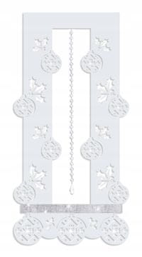 shumee R16 Panel Božična dekoracija za zaslon Božični obesek 60x120
