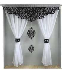 shumee Moderna zavesa AGNES TERRACE BALCONY dnevna soba lambrequin AŻUR glamur 300x250
