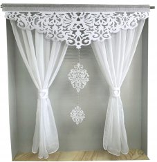 shumee Moderna zavesa AGNES TERRACE BALCONY dnevna soba lambrequin AŻUR glamur 300x250