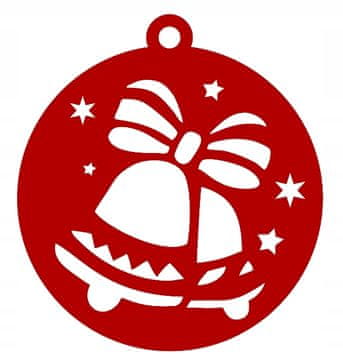 shumee 24 božičnih obeskov BALL BELLS Božična dekoracija ažur BOŽIČ