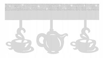 shumee Kuhinjska zavesa KAWA Cafe GLAMUR 60x30