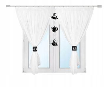 shumee Kuhinjska zavesa GARLAND vrč za kavo COLORS 300x150