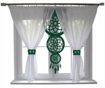 shumee Moderna zavesa DREAMCATCHER azurno zelena 300x150