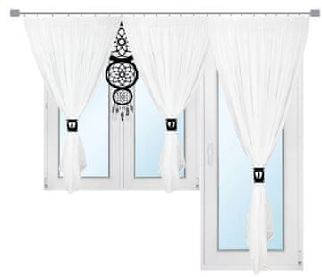 shumee Moderna zavesa OKNO BALKON za dnevno sobo LOVILEC SANJ ažurna 300x150 200x250
