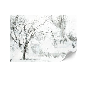 shumee Standardna netkana tapeta - 100 x 70 cm - klasičen slog - naravna Premium netkana tapeta - 300 x 210 cm - klasičen slog - naravna