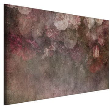shumee Slika na italijanskem platnu 90 x 60 cm - rustikalni slog - rože Slika na italijanskem platnu 120 x 80 cm - rustikalni slog - rože