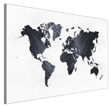 shumee Slika na italijanskem platnu 90 x 60 cm - eklektični slog - zemljevidi Slika na italijanskem platnu 120 x 80 cm - eklektični slog - zemljevidi