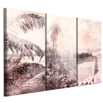 shumee Slika na italijanskem platnu 90 x 60 cm triptih - boho stil - narava Slika na italijanskem platnu 120 x 80 cm triptih - boho stil - narava