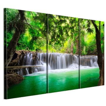 shumee Slika na italijanskem platnu 90 x 60 cm triptih - eklektični slog - narava Slika na italijanskem platnu 120 x 80 cm triptih - eklektični slog - narava