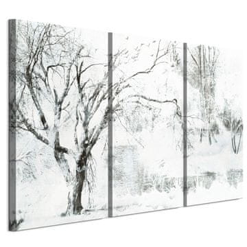 shumee Slika na italijanskem platnu 90 x 60 cm triptih - klasični slog - narava Slika na italijanskem platnu 120 x 80 cm triptih - klasični slog - narava