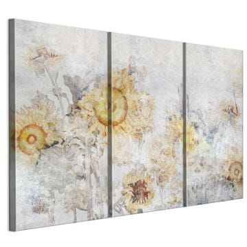 shumee Slika na italijanskem platnu 90 x 60 cm triptih - industrijski slog - narava Slika na italijanskem platnu 120 x 80 cm triptih - industrijski slog - narava