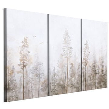 shumee Slika na italijanskem platnu 90 x 60 cm triptih - moderni slog - narava Slika na italijanskem platnu 120 x 80 cm triptih - moderni slog - narava