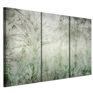shumee Slika na italijanskem platnu 90 x 60 cm triptih - boho stil - narava Slika na italijanskem platnu 120 x 80 cm triptih - boho stil - narava