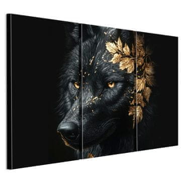 shumee Slika na italijanskem platnu 90 x 60 cm triptih - moderni slog - živali Slika na italijanskem platnu 120 x 80 cm triptih - moderni slog - živali