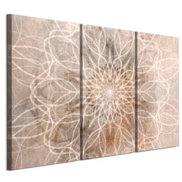 shumee Slika na italijanskem platnu 90 x 60 cm triptih - boho stil - ozadja in vzorci Slika na italijanskem platnu 120 x 80 cm triptih - boho stil - ozadja in vzorci