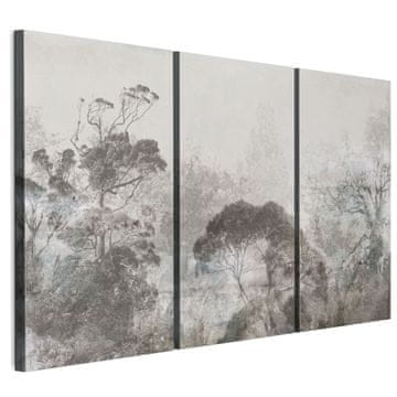shumee Slika na italijanskem platnu 90 x 60 cm triptih - rustikalni slog - narava Slika na italijanskem platnu 120 x 80 cm triptih - rustikalni slog - narava