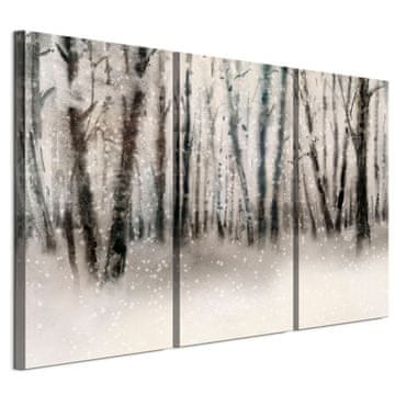 shumee Slika na italijanskem platnu 90 x 60 cm triptih - klasični slog - narava Slika na italijanskem platnu 120 x 80 cm triptih - klasični slog - narava