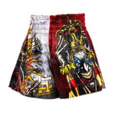 Extreme Hobby Muay Thai kratke hlače za otroke KILLER CARDS 2 104 RDEČE