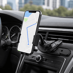 JOIRIDE® Nosilec za avto z režo CD za CarPlay in GPS, 360° vrtljiv, univerzalna montaža | DASHSWIVI