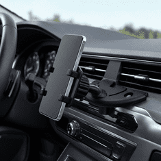 JOIRIDE® Nosilec za avto z režo CD za CarPlay in GPS, 360° vrtljiv, univerzalna montaža | DASHSWIVI