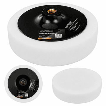 Kraft&Dele Polirna goba 180 mm bela |