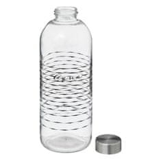 5Five® STEKLENICA za vodo 1L prozorna, okrašena