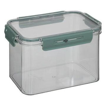 5Five® HERMETIČNA ŠKATLA Neo zelena ravna 2,5L INDIKATOR DATUMOV