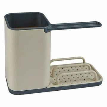 5Five® Plastični organizator za kuhinjsko pomivalno korito Néo bež barve