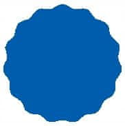 shumee Etiketa za kozarec 5,5 cm za marmelado 48 kosov modra mat