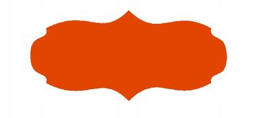 shumee Etiketa za kozarec 7,5x3 cm za marmelado 60 kosov, oranžna mat