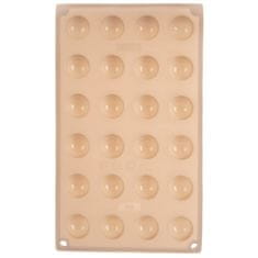 Orion Silikonski model za praline in čokolado bež barve 30x17,5x1,5 cm