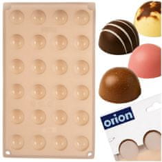 Orion Silikonski model za praline in čokolado bež barve 30x17,5x1,5 cm