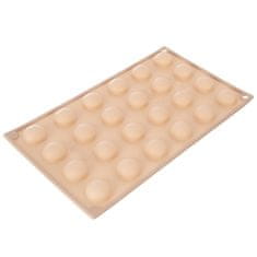 Orion Silikonski model za praline in čokolado bež barve 30x17,5x1,5 cm