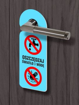Bertoni Obesek za kljuko na vratih - VARČUJTE S SVETLOBO IN VODO