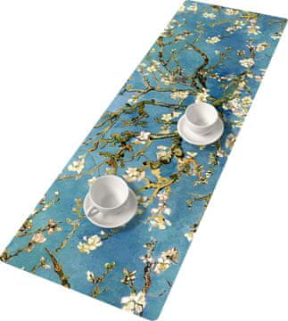 Bertoni Namizni prt mandljeve barve 115x40 cm - okolju prijazen filc, zaščita za mizo, dekorativni vzorec, Bertoni