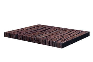 Bertoni Ortopedska vzmetnica za pse ORTO XXL 110×80×7 cm - akacijev vzorec, spominska pena, vodoodporna prevleka, Bertoni