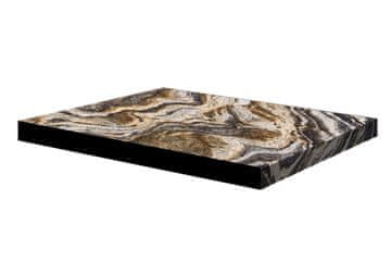Bertoni Vzmetnica za pasjo posteljo XL 80×55×5 cm - pena, vodoodporna prevleka, potisk "Montana", Bertoni