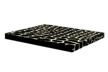 Bertoni Vzmetnica za pasjo posteljo XXL 110×80×5 cm - pena, vodoodporna prevleka, potisk "Krokodil", Bertoni