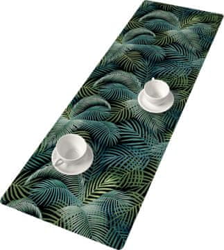 Bertoni Prtljažnik Mallorca 115x40 cm - okolju prijazen filc, zaščita za mizo, dekorativni vzorec, Bertoni
