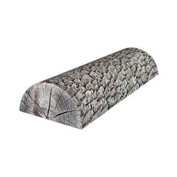 Bertoni Pol-vzglavnik iz jelše 10x40 cm - ergonomski, s spominsko peno, za hrbet, vrat in tilnik, dekorativni - Bertoni