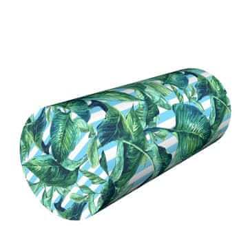 Bertoni Rehabilitacijska blazina Stripe Palm Roller Ø15x40 cm - žamet, spominska pena, za oporo vratu in hrbta, Bertoni
