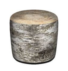 Bertoni Codura GR brezov cilindrični puf 40x40 cm
