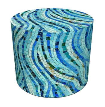 Bertoni Codura vodoodporna blazina za dom in vrt - mozaični vzorec, elegantna, udobna, stabilna, z zadrgo, 40 cm, Bertoni