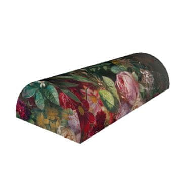 Bertoni Polvaljna blazina Bouquet 10x40 cm - ergonomska, s spominsko peno, za hrbet, vrat in dekolte, dekorativna - Bertoni