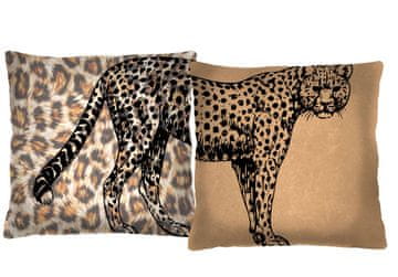 Bertoni Komplet blazin DUO z leopardjim vzorcem