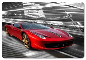 Bertoni Podloga za pisalno mizo 50×70 cm, vzorec Ferrari - okolju prijazen filc, HD tisk, zaščita za mizo, za pisarno in dnevno sobo - Bertoni