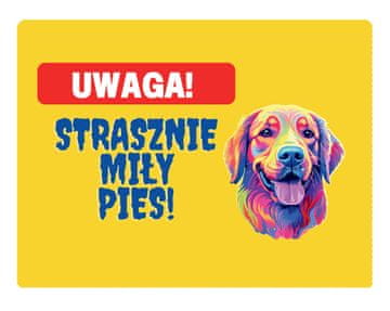 shumee ZELO LEPA MAVRIČNA PASJA PLATO - 20x28 cm