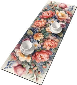 shumee Namizni prt Felicia 95×33 cm - okolju prijazen filc, zaščita za mizo, dekorativni vzorec, Bertoni