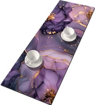 Bertoni Arielle prt za mizo 115x40 cm - okolju prijazen filc, zaščita za mizo, dekorativni vzorec, Bertoni