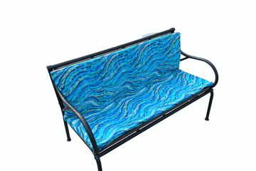 Bertoni Vodoodporna vrtna blazina za gugalnico BERTONI Mosaic 120x40+40, snemljiva prevleka